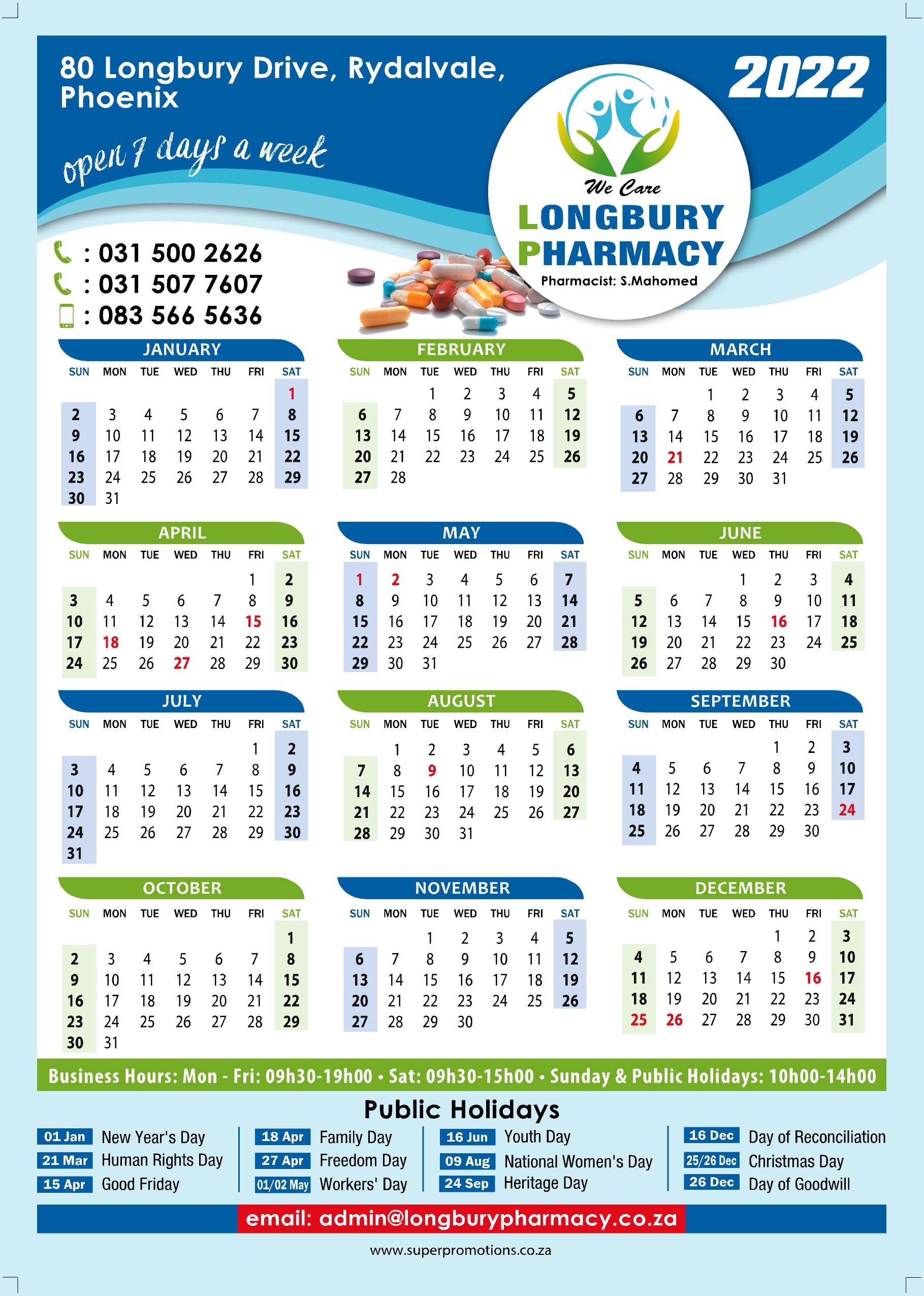 Longbury Pharm A5 2022